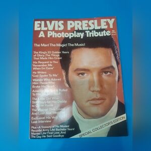 1977 Elvis Presley A Photoplay Tribute Magazine Special Collectors Edition Music
